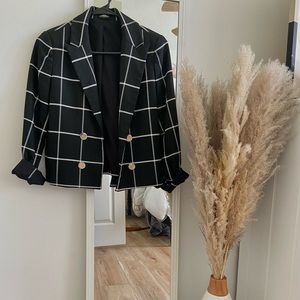 Window Pane blazer